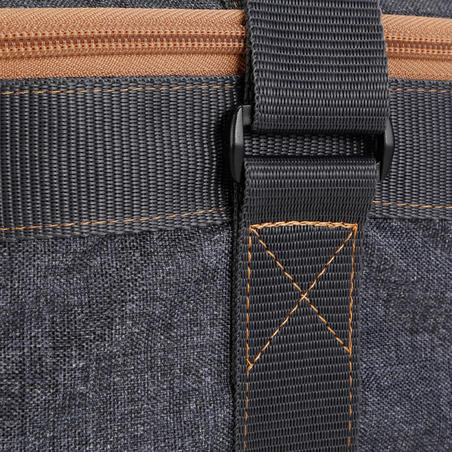 Сумка для щіток Vanity для кінного спорту - Сіра/Коричнева