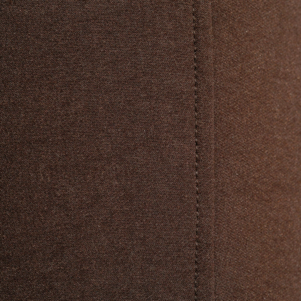 Reithose BR560 Silikon-Kniebesatz Herren braun