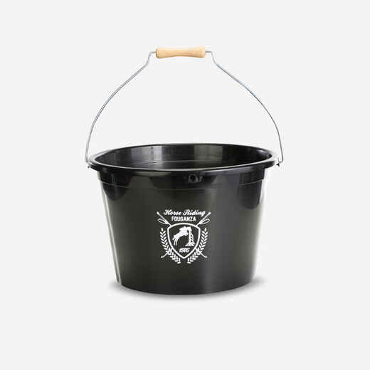 
      Horse Riding Stable Bucket 17 L - Black
  