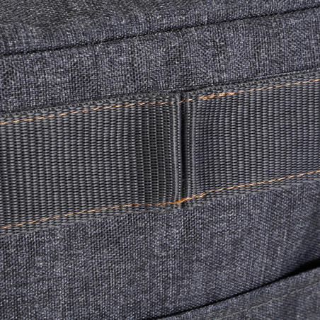 Сумка для щіток Vanity для кінного спорту - Сіра/Коричнева