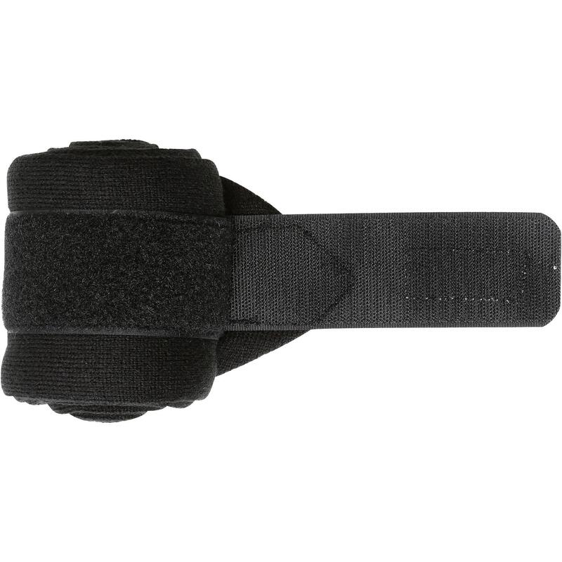 Bandes de repos équitation 3 m Cheval et Poney - noires x2