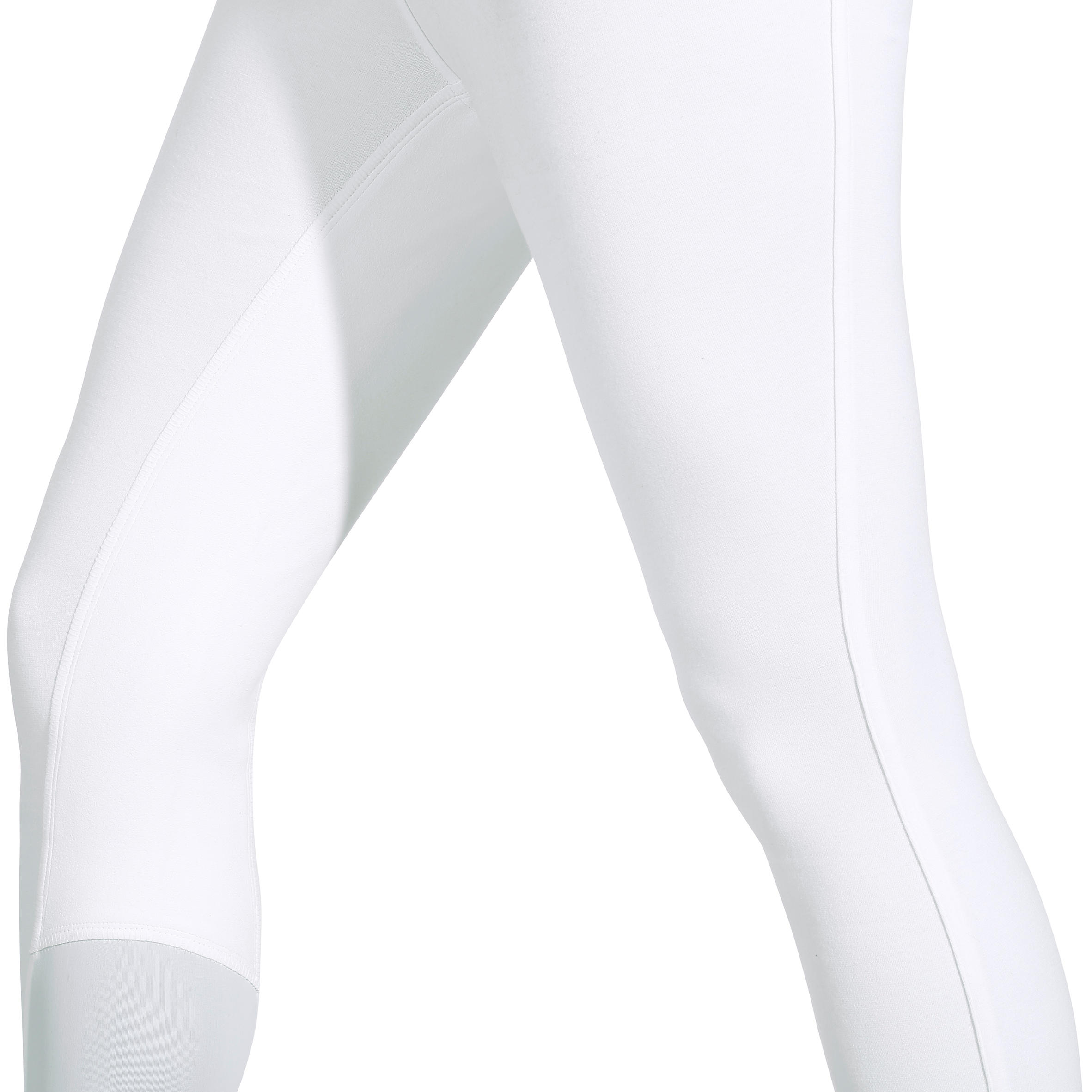 Victoria Women's Competition Full-Seat Horse Riding Jodhpurs - White 13/23