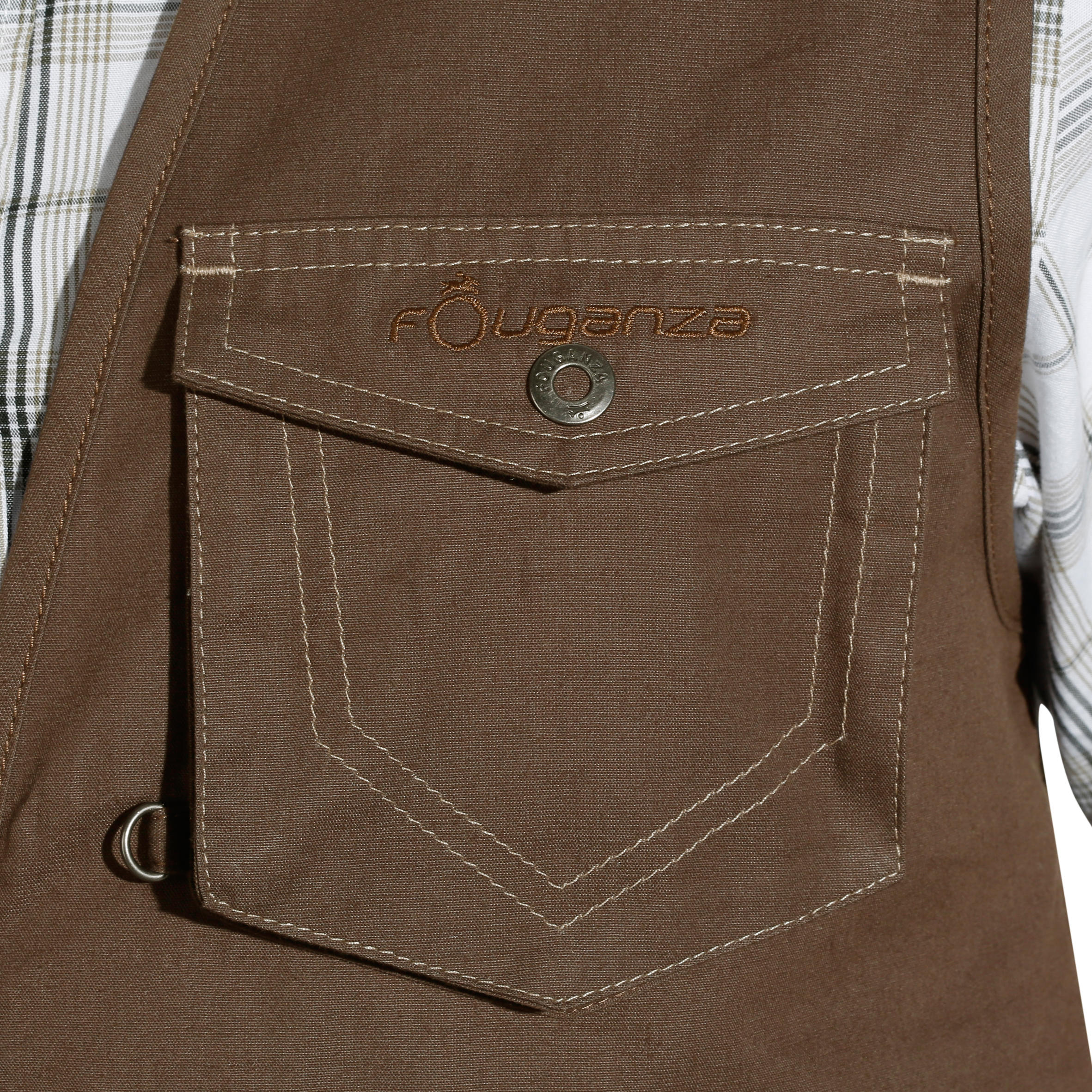 Sentier Adult Horse Riding Multi-Pocket Sleeveless Riding Jacket - Khaki 10/21