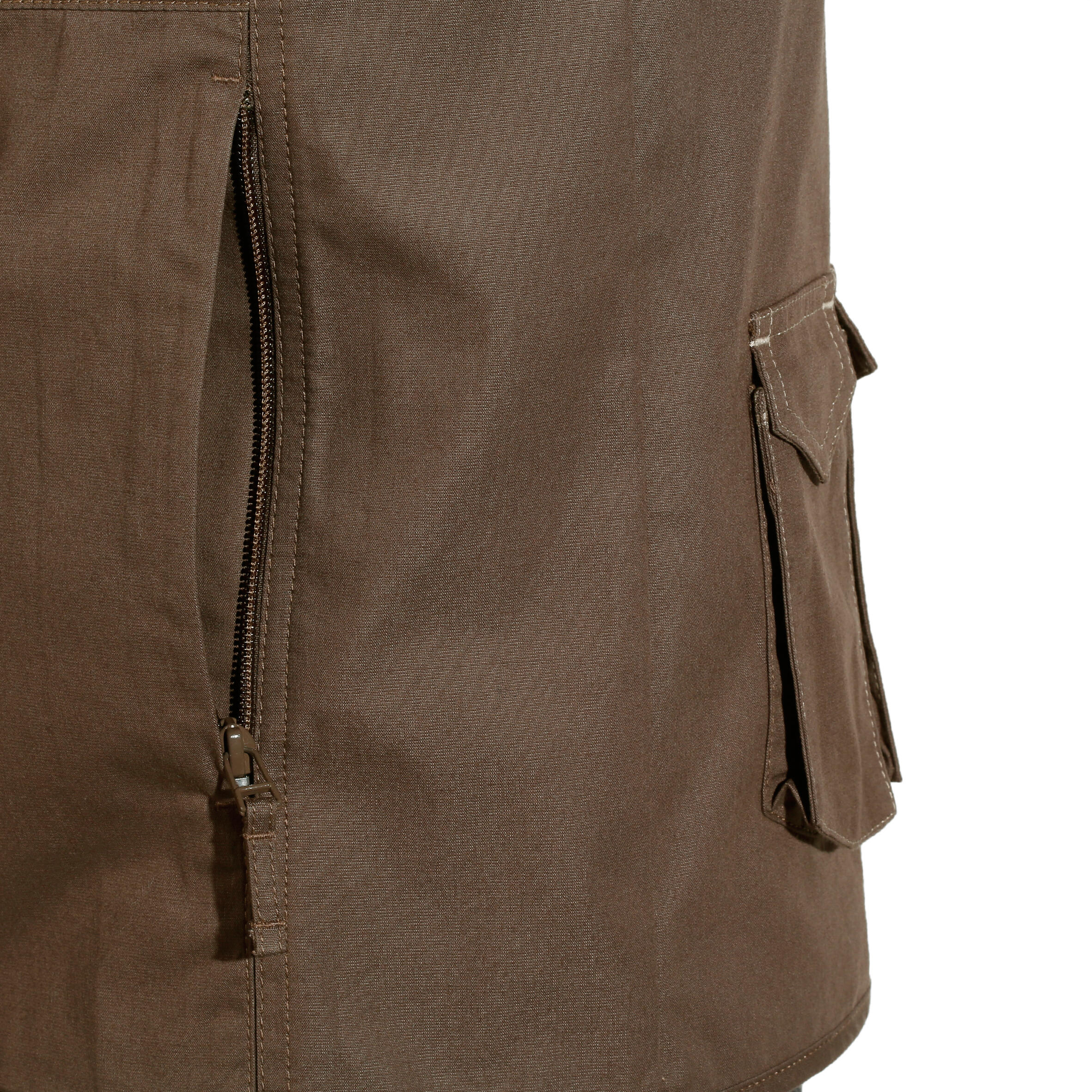 Sentier Adult Horse Riding Multi-Pocket Sleeveless Riding Jacket - Khaki 18/21