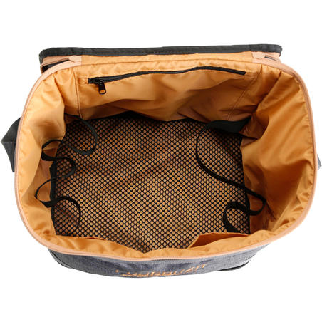 Сумка для щіток Vanity для кінного спорту - Сіра/Коричнева