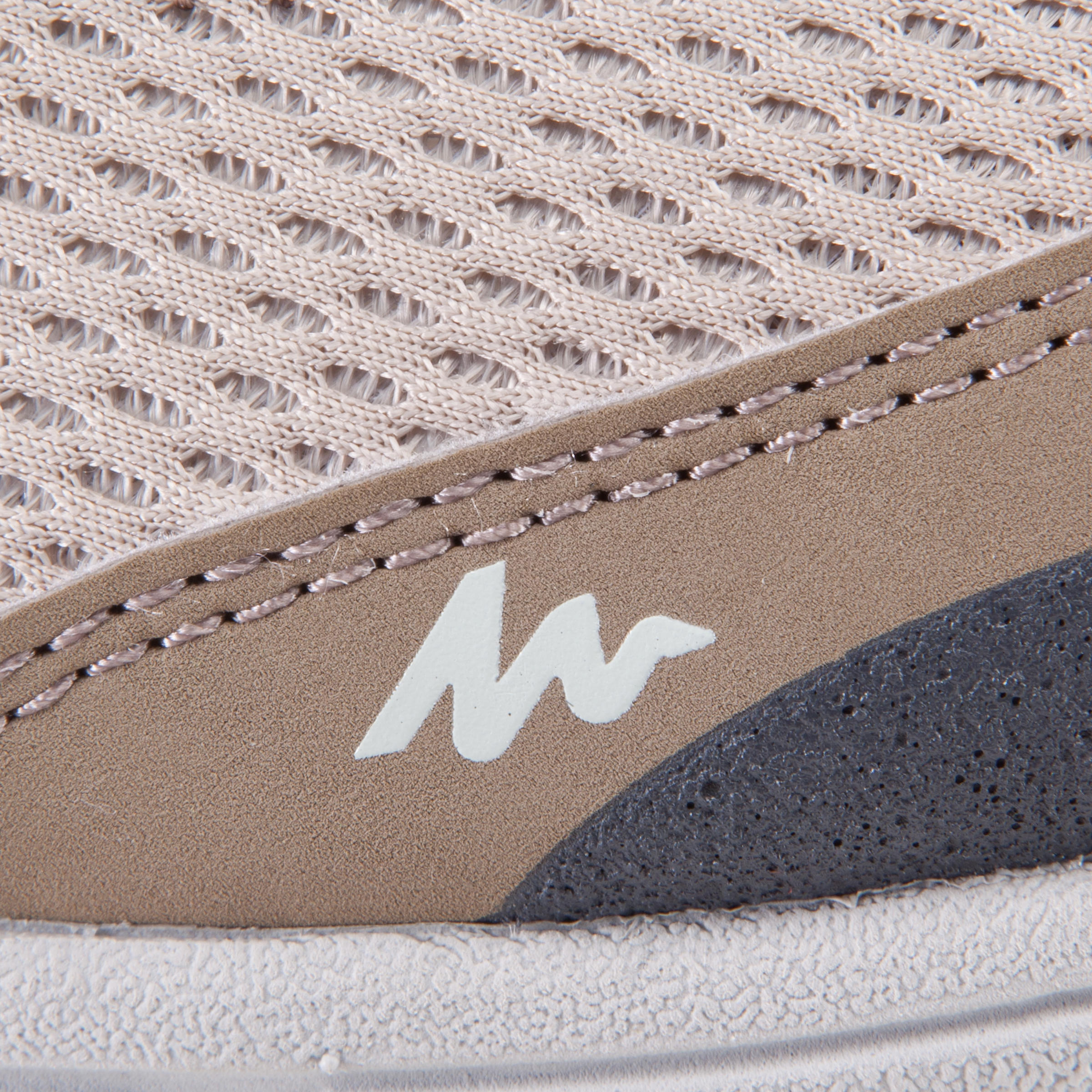 luchtige trekkingschoenen voor dames Arpenaz 500 Fresh beige 18/18