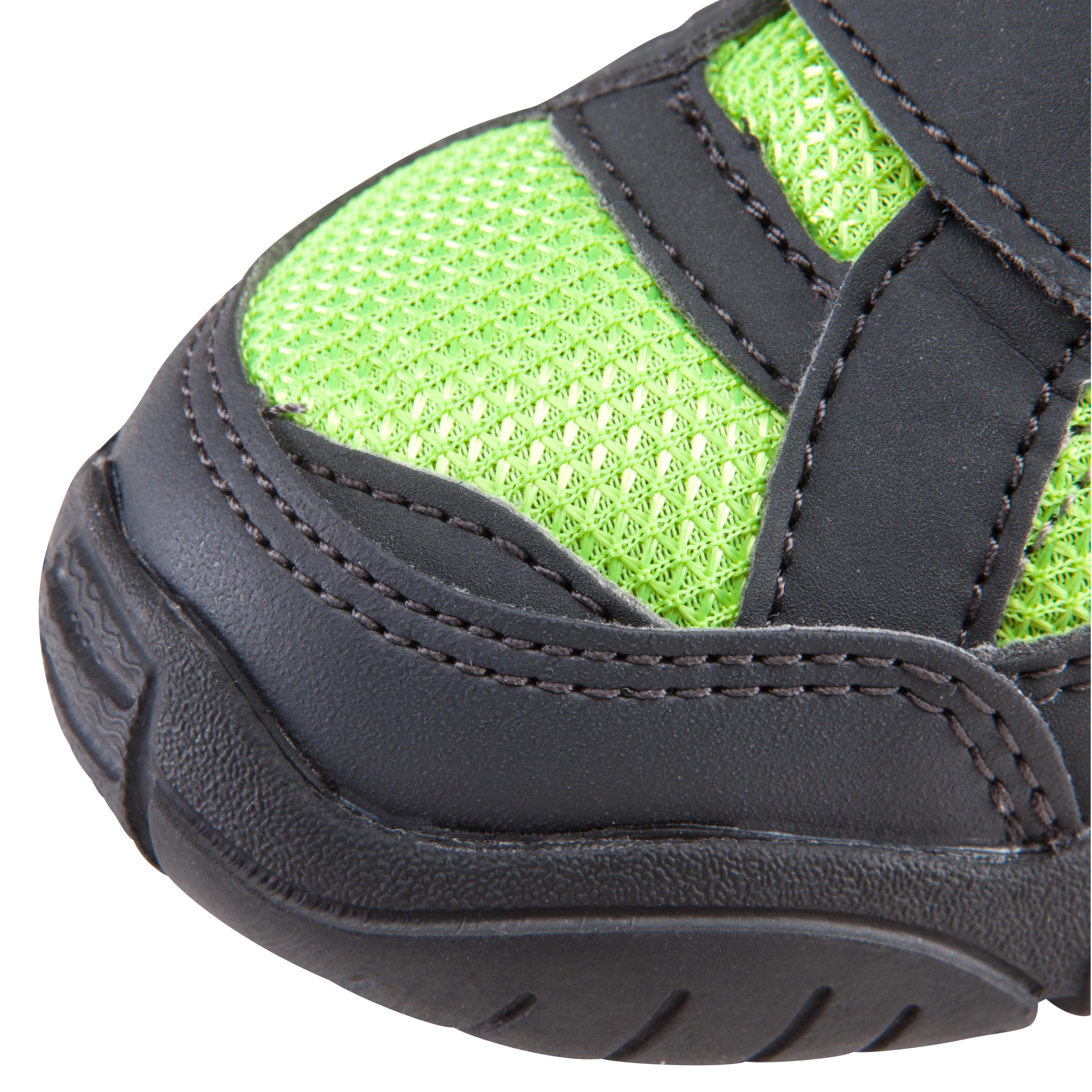 Arpenaz 50 Children's Hiking Rip-Tab Shoes green 9/17