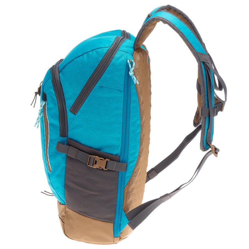 MOCHILA DE SENDERISMO NH500 20 LITROS AZUL TURQUESA MOCHILA DE SENDERISMO NH500 20 LITROS AZUL TURQUESA