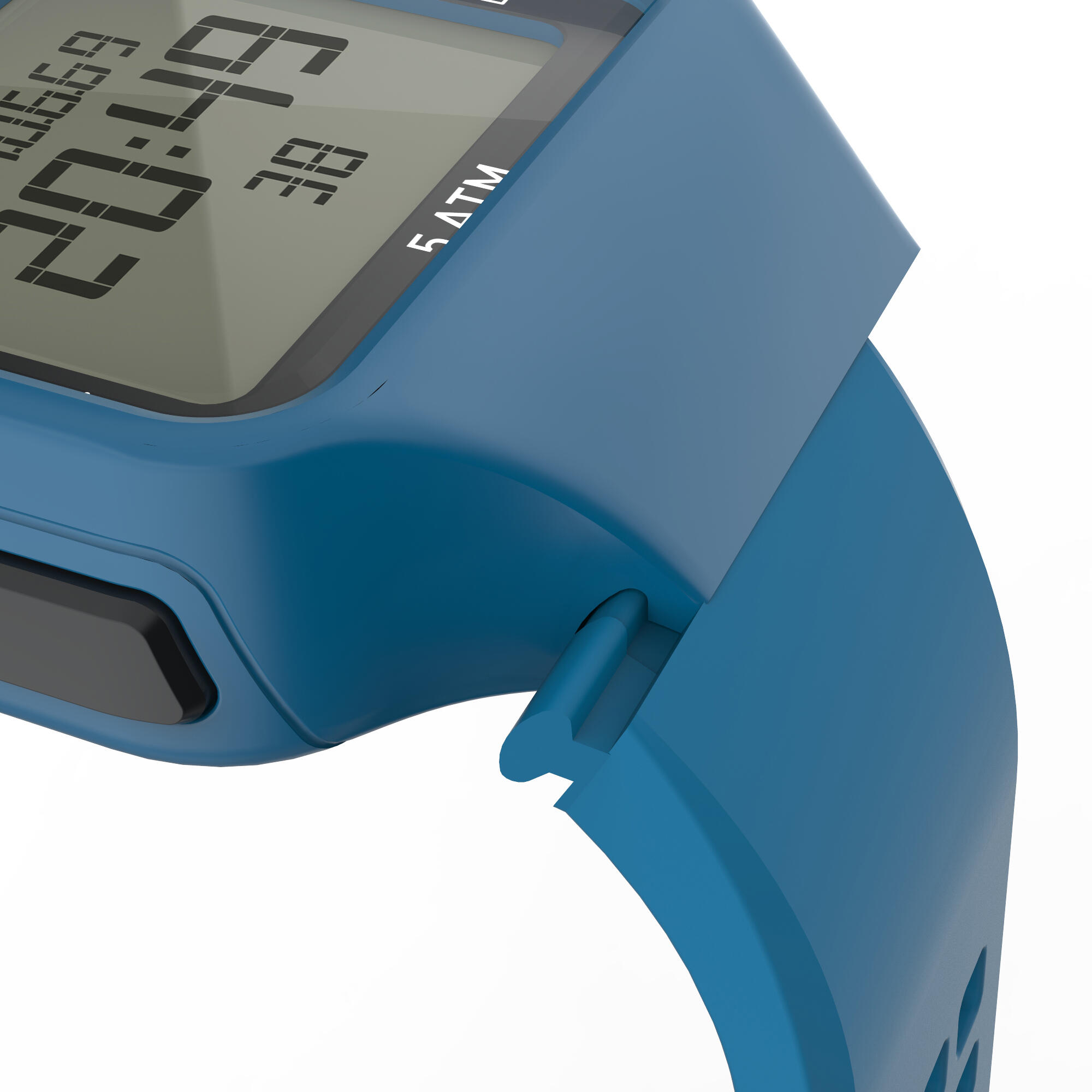 W500+ M SWIP Men Digital Timer Sport Watch - Blue Green 7/13