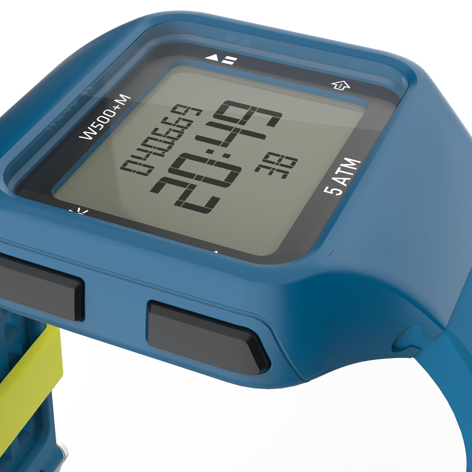 W500+ M SWIP Men Digital Timer Sport Watch - Blue Green 6/13