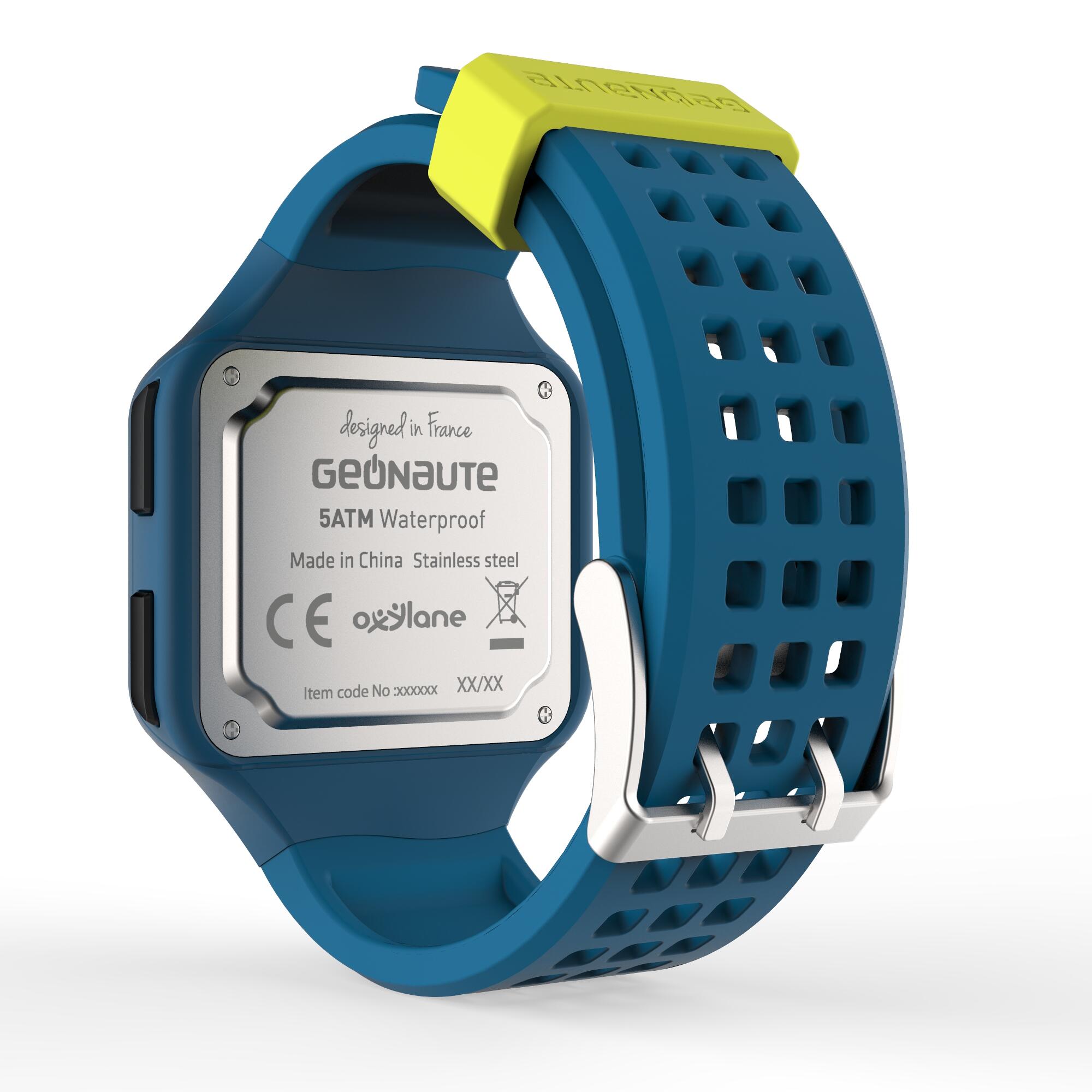 W500+ M SWIP Men Digital Timer Sport Watch - Blue Green 10/13
