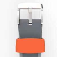 W200 M running stopwatch - grey and orange