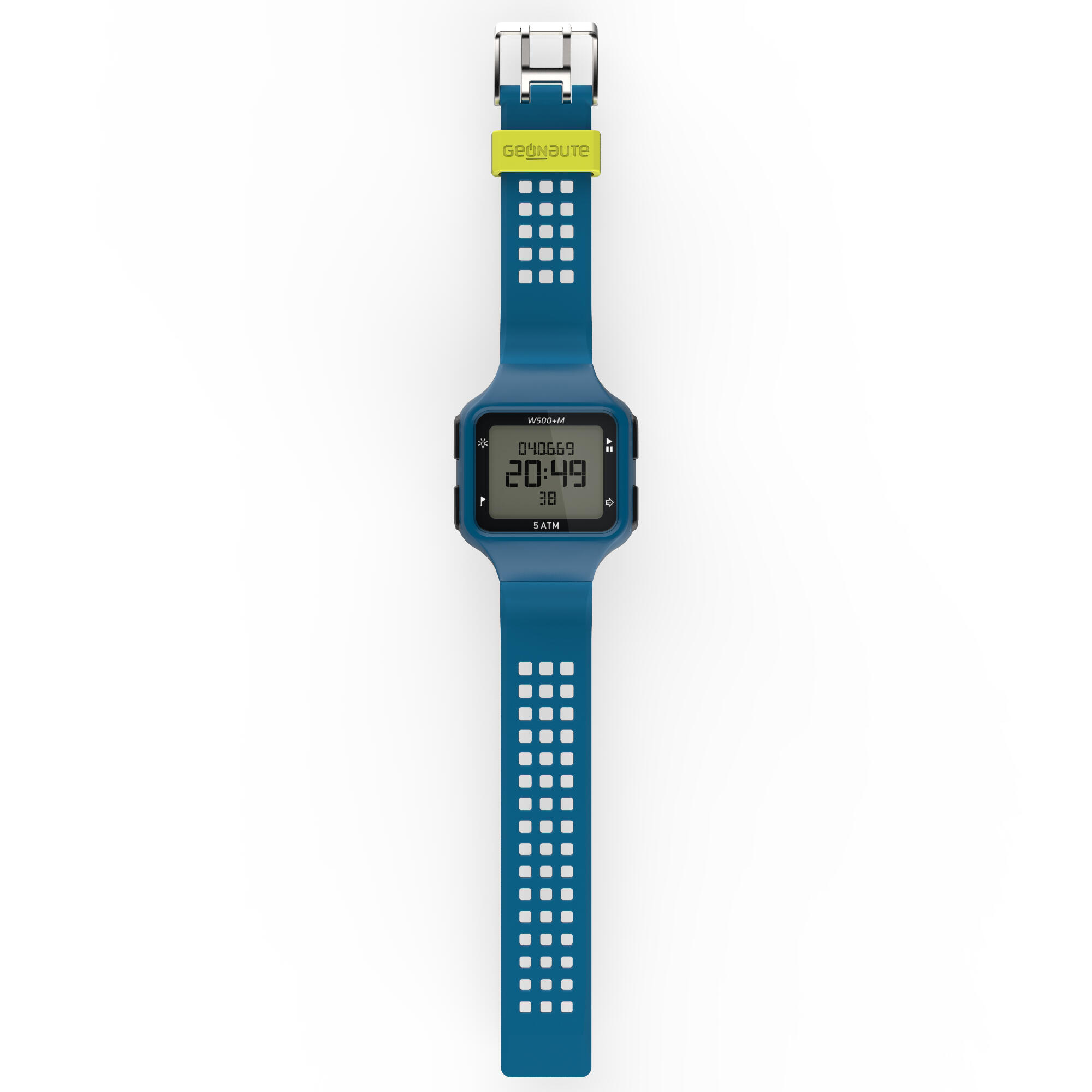 W500+ M SWIP Men Digital Timer Sport Watch - Blue Green 11/13