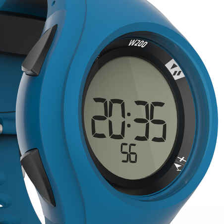 W200 Men's Running Stopwatch - Navy