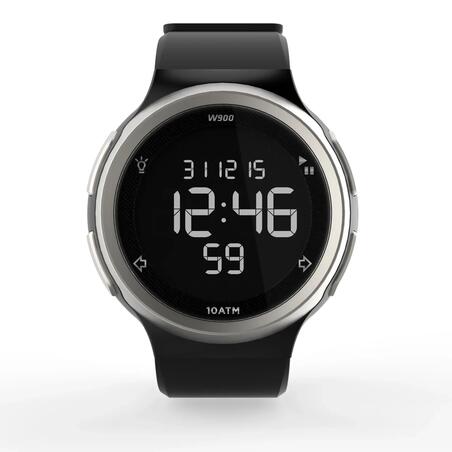 Часы-секундомер W900М черные