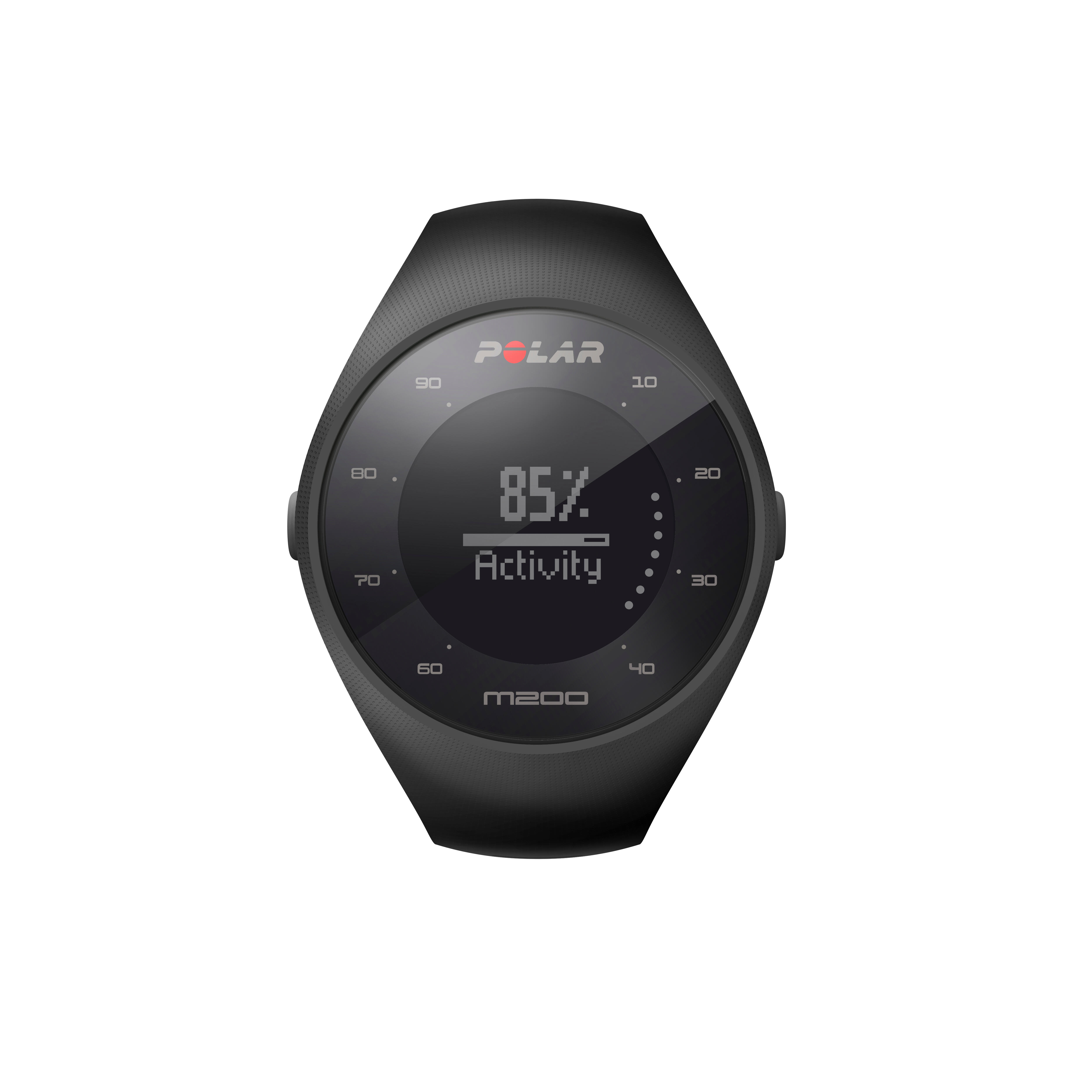 M200 Wrist Heart Rate Monitor GPS Running Watch M L Black