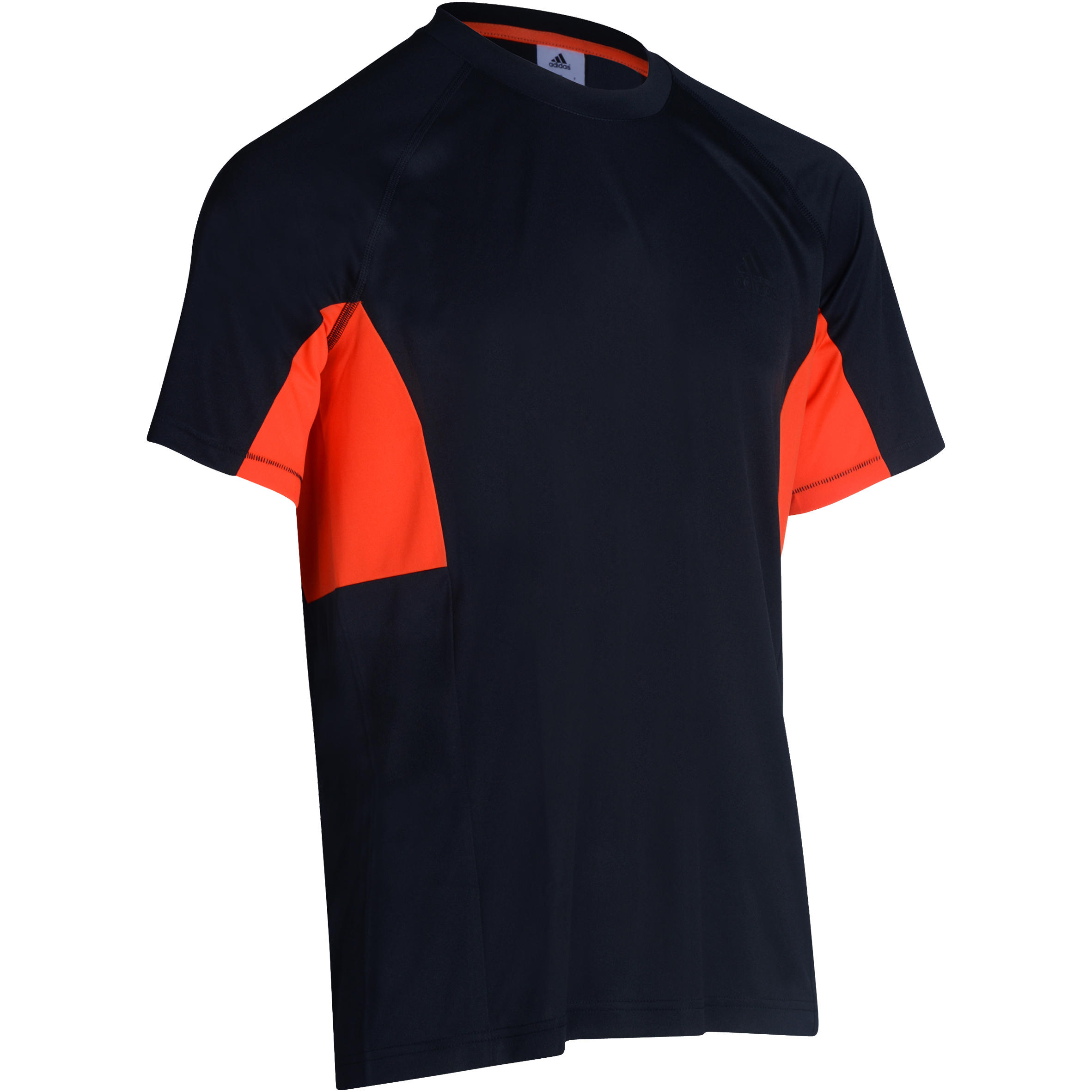 ADIDAS Fitness T-Shirt - Black/Orange
