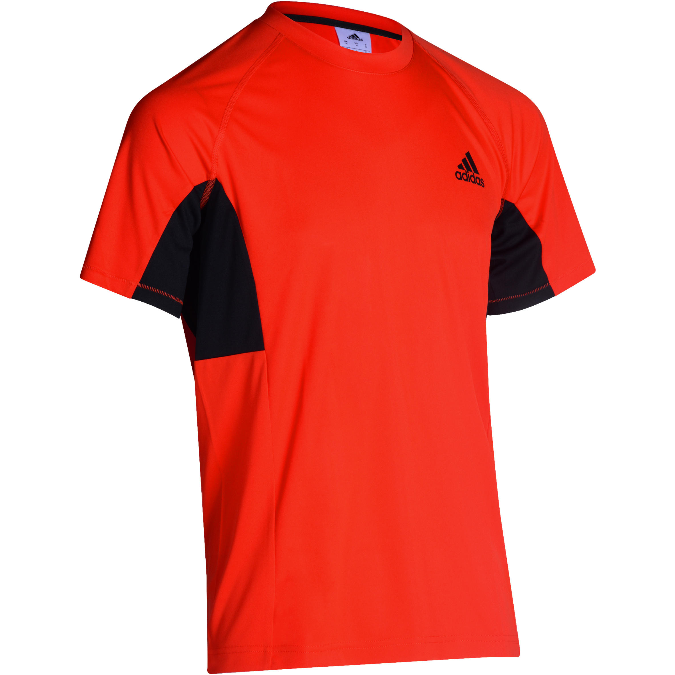 ADIDAS Fitness T-Shirt - Orange/Black