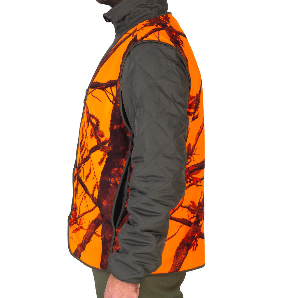 Poľovnícka vesta Compact nehlučná reflexná s maskovaním