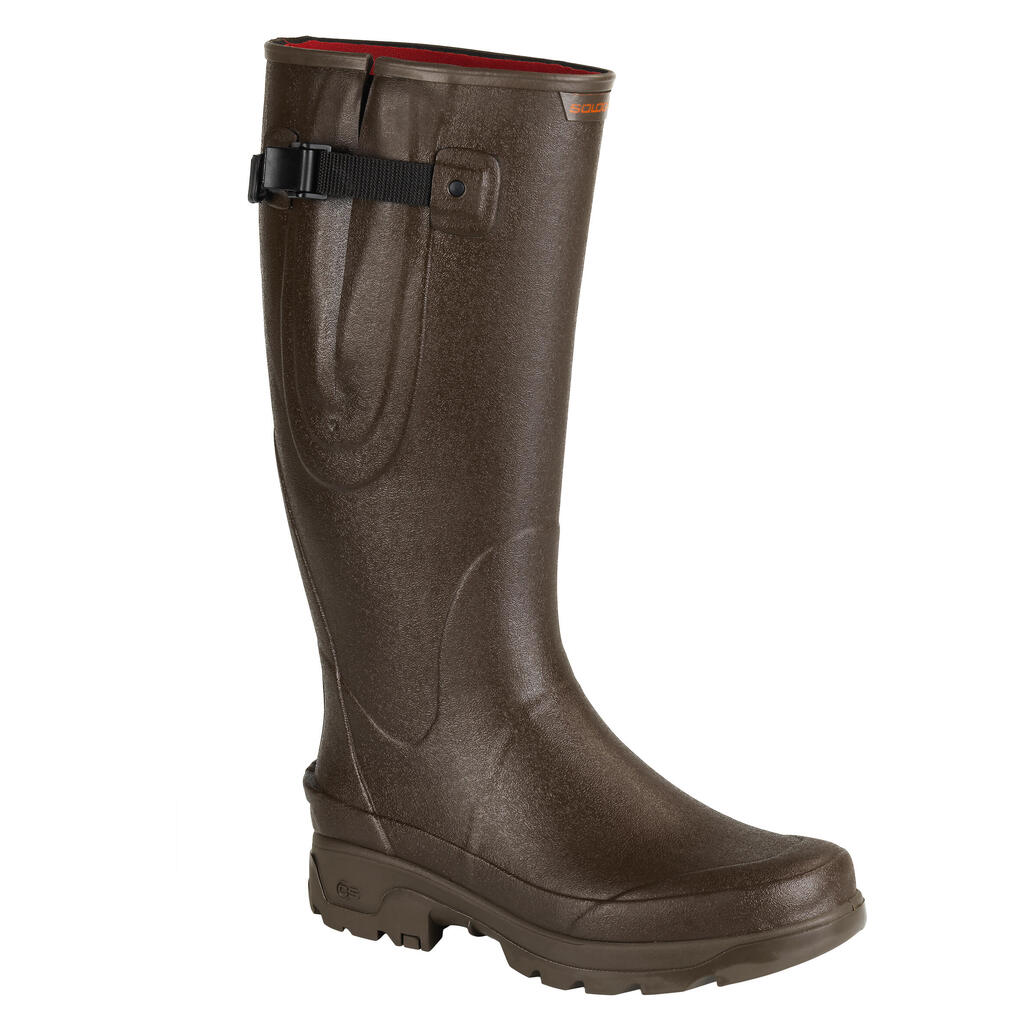 Warm Tall Wellies - Brown