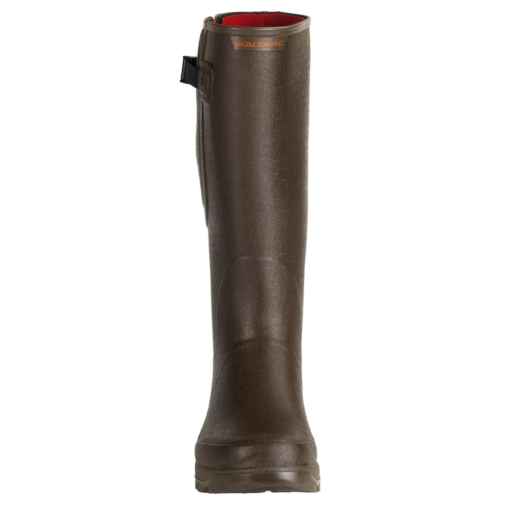 Warm Tall Wellies - Brown