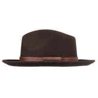 Šilta fetrinė medžioklinė skrybėlė, ruda