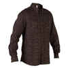 Long-Sleeved Warm Shirt 500 Brown