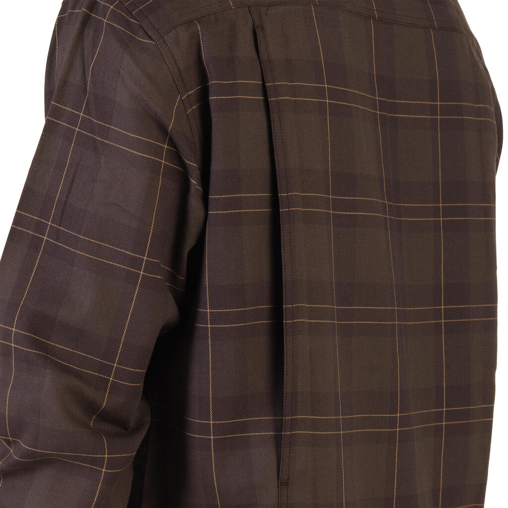 Jagd-Langarmhemd warm 500 braun