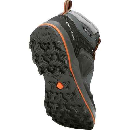 Men's Crosscontact High-Top Waterproof Leather Boot Ontrail 100