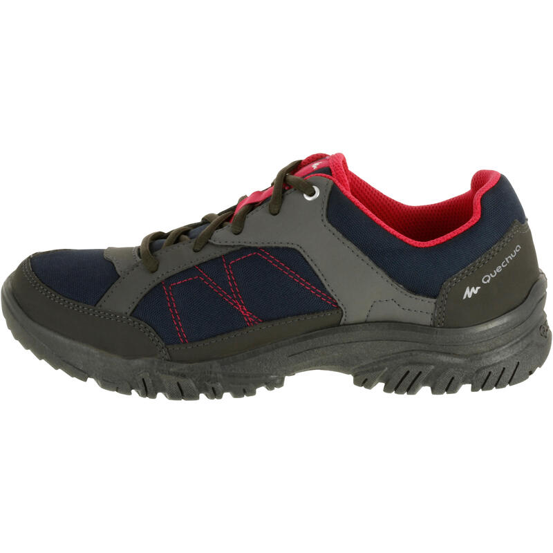 Scarpe trekking donna NH100 grigio blu