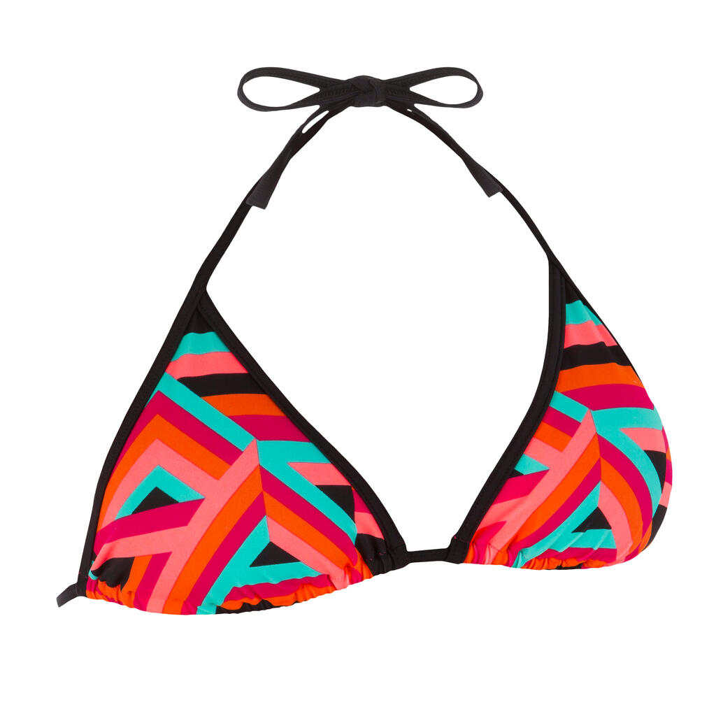 Mae Women's Sliding Triangle Swimsuit Top with Padded Cups - Keola Fresia