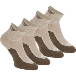 Country walking Mid socks X 2 pairs NH 500 - beige