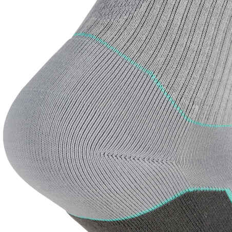 NH500 Country Walking Socks High x 2 pairs - Grey