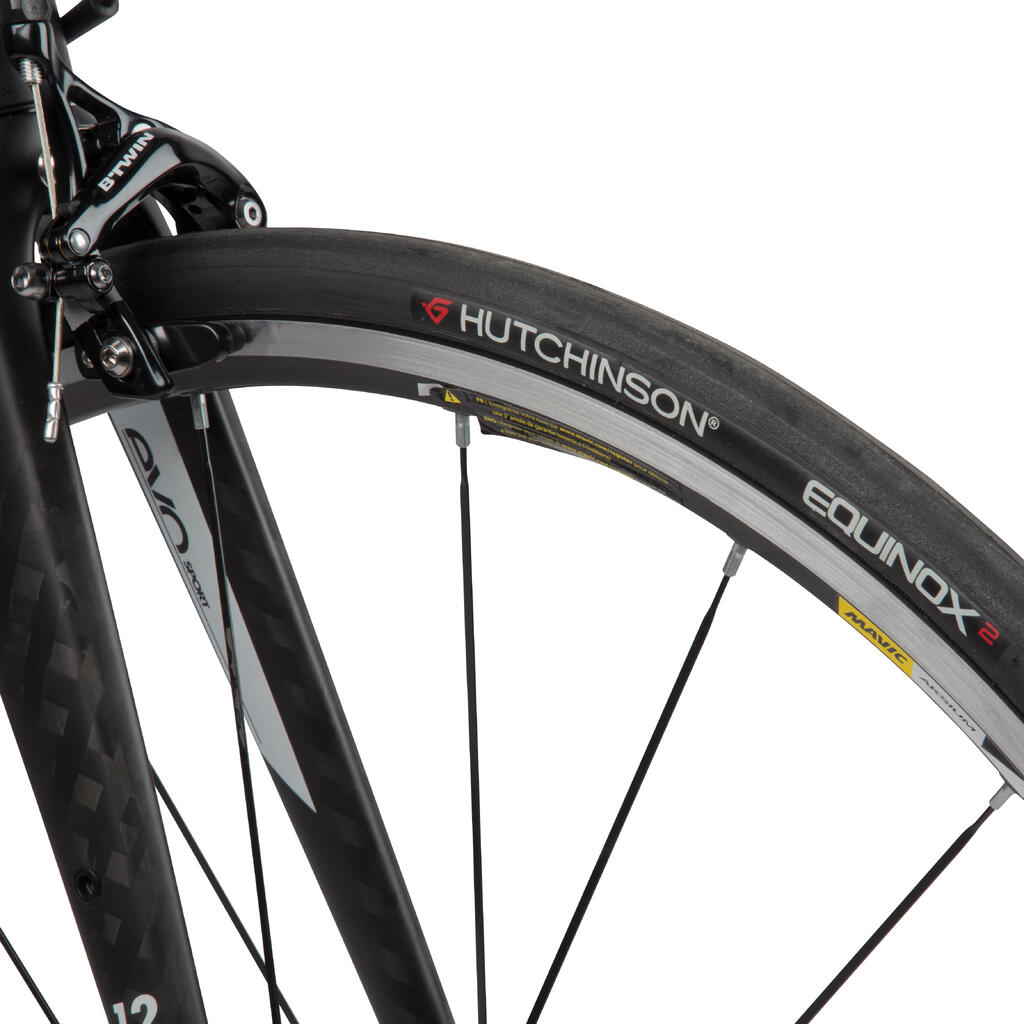 Rennrad Triban 540 Alu grau/schwarz