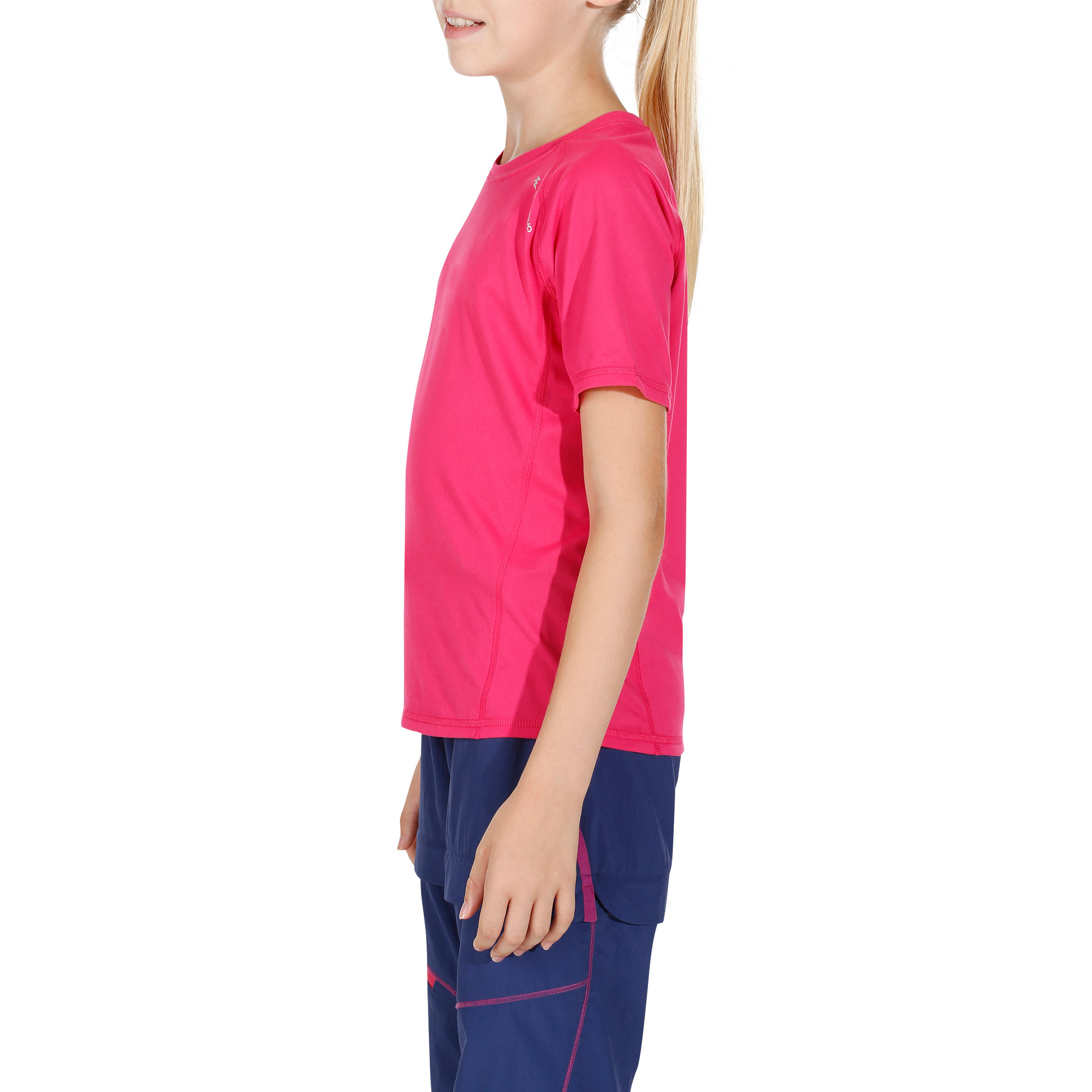 Hike 100 Girl’s Hiking T-Shirt – Pink 5/9