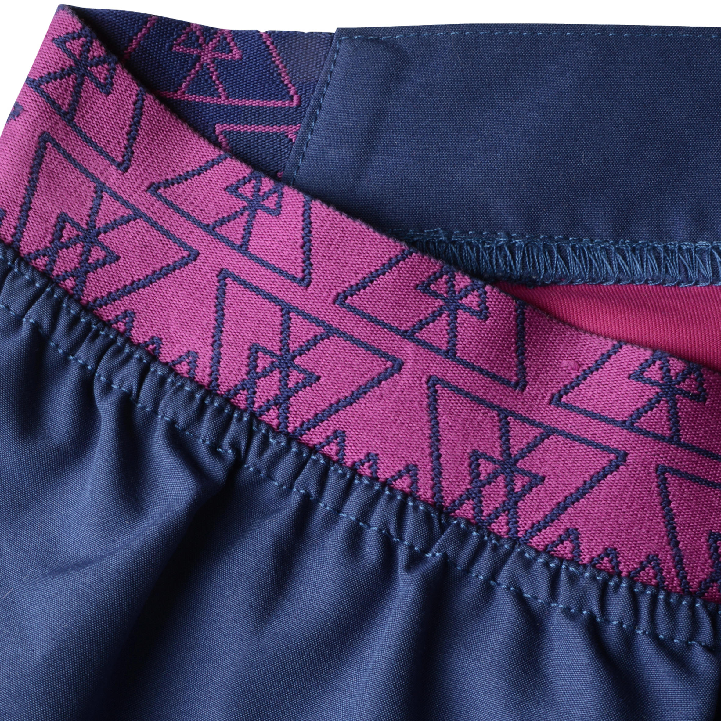 

Children's Hike 100 Hiking skort- navy blue -  By QUECHUA | Decathlon