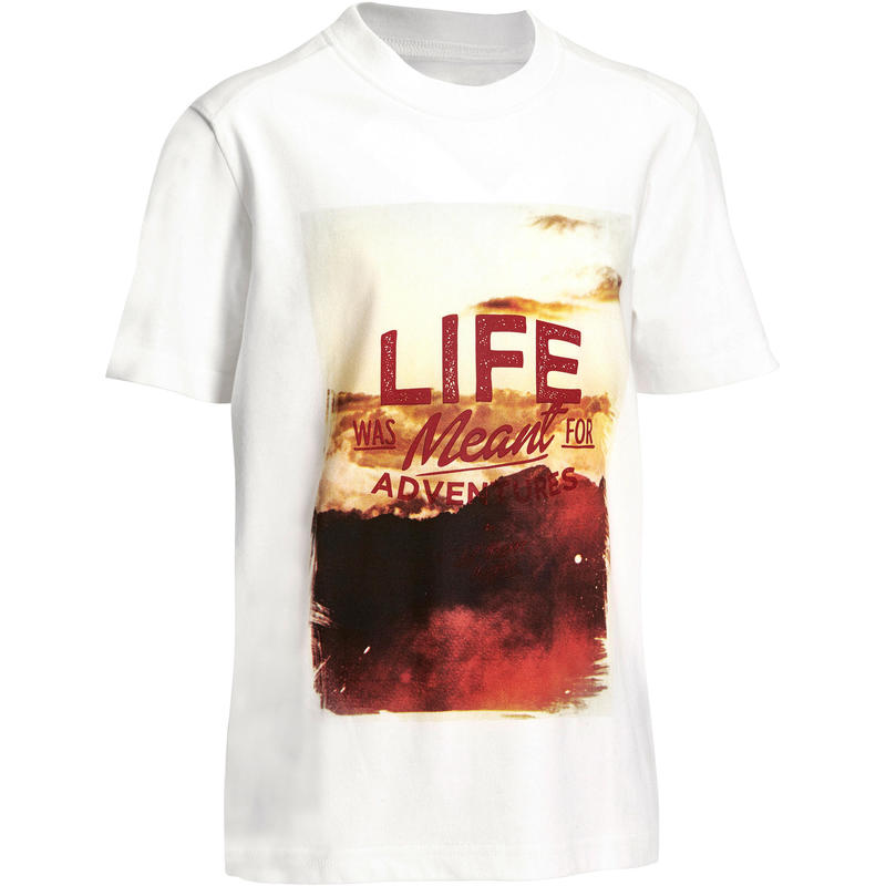 t-shirt hike 500 tw boy white t-shirt hike 500 tw boy white