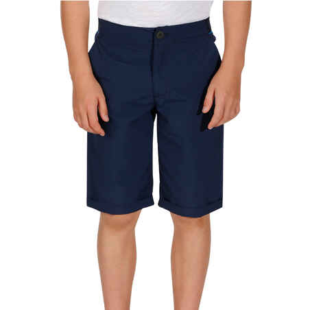 MH100 Children's Hiking Shorts 7-15 Years - Navy