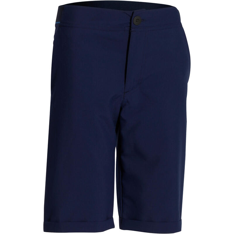 Short de senderismo júnior MH100 azul marino 7 A 15 AÑOS Short de senderismo júnior MH100 azul marino 7 A 15 AÑOS