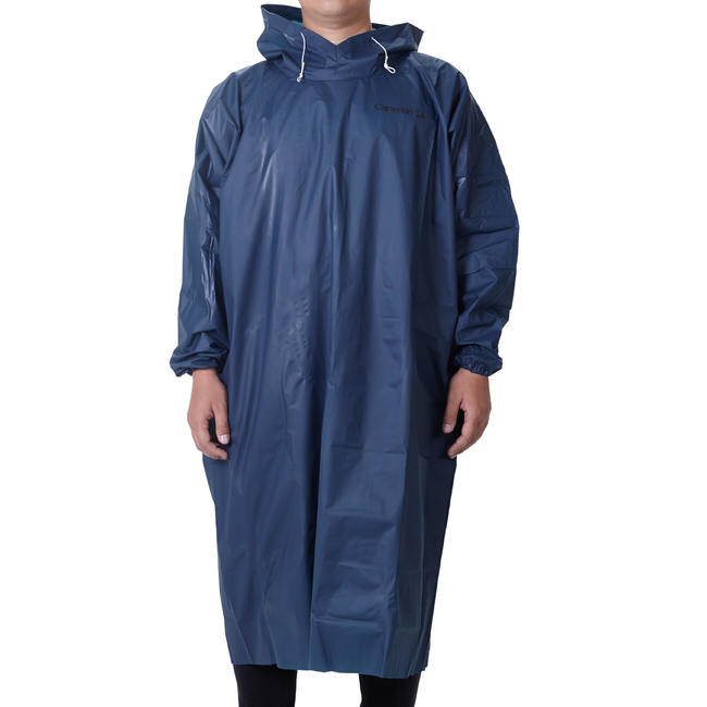 Raincoat Poncho 100 Dark Blue