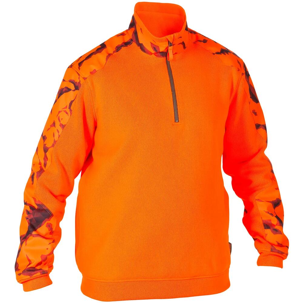 Camisola reforçada nos ombros e braços, resistência e visibilidade.