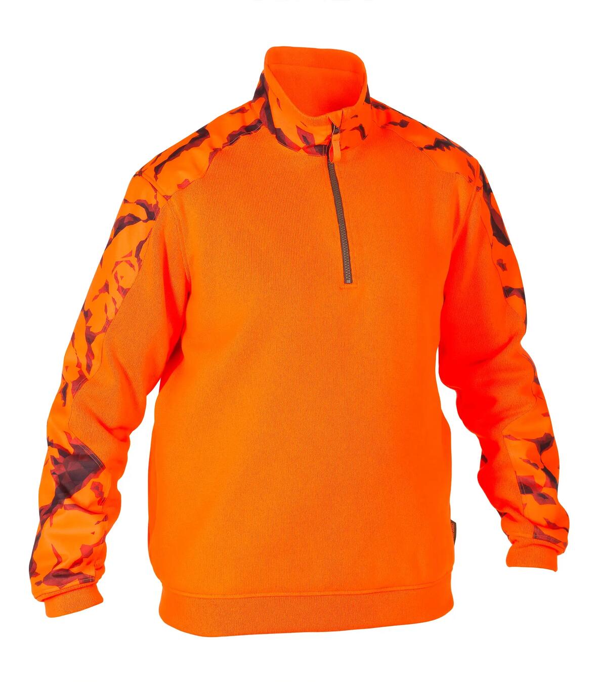Pullover mit Verstärkungen an Schultern und Armen, strapazierfähig und gut sichtbar.