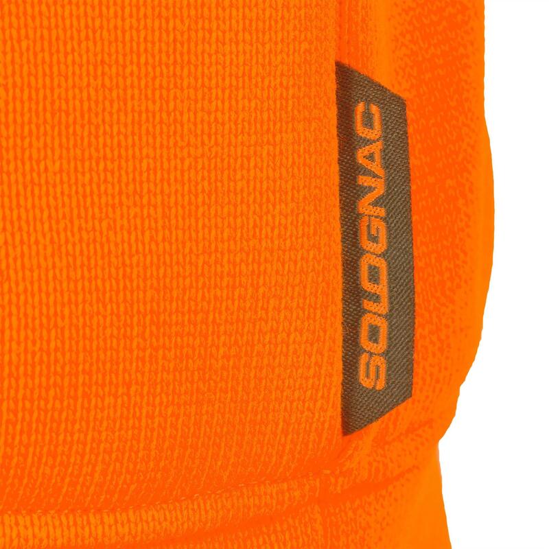 Lovecký svetr Renfort 500 oranžový fluorescenční