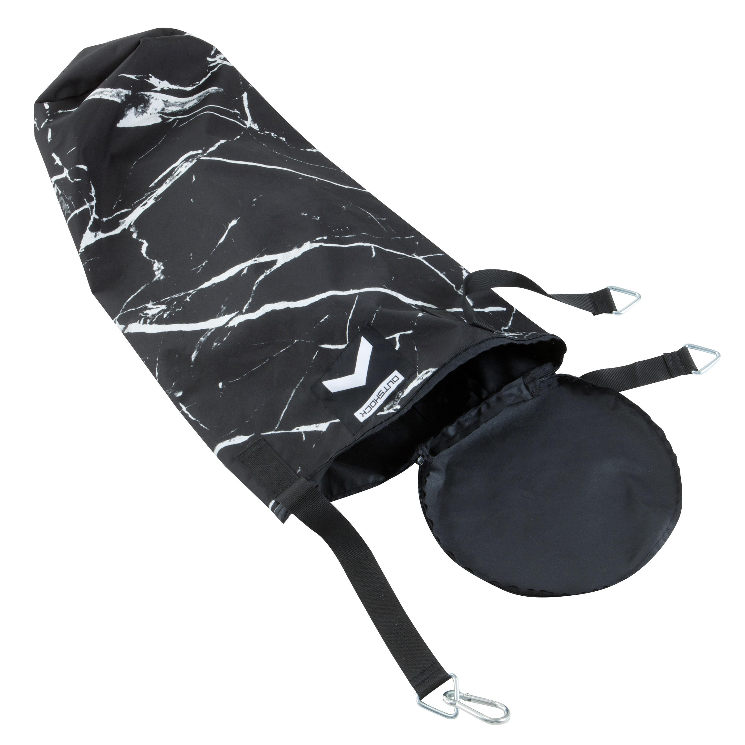 Adult Boxing 850 Empty Punching Bag Marble Black White