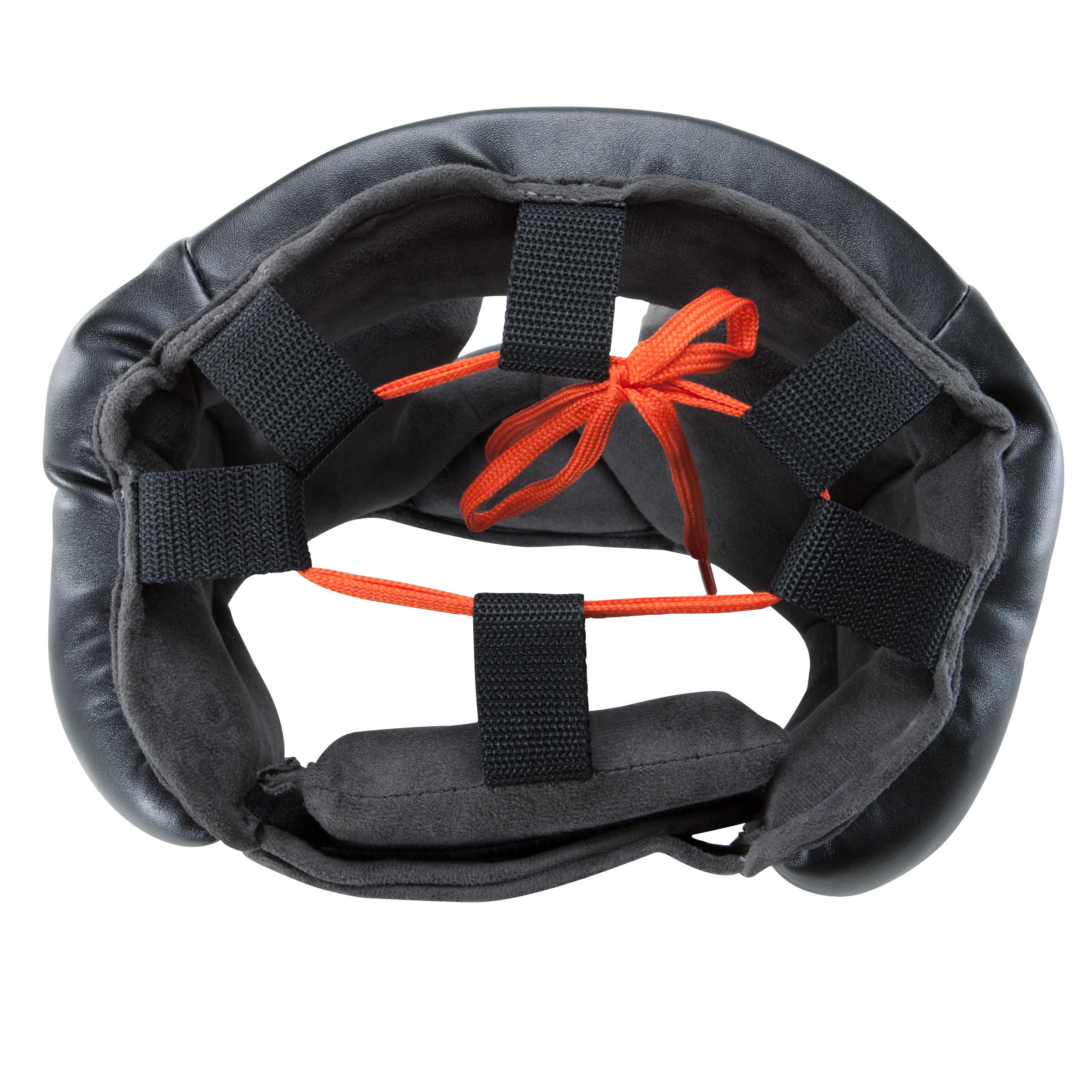 

500 Adult Boxing Full Face Training Head Guard - Black