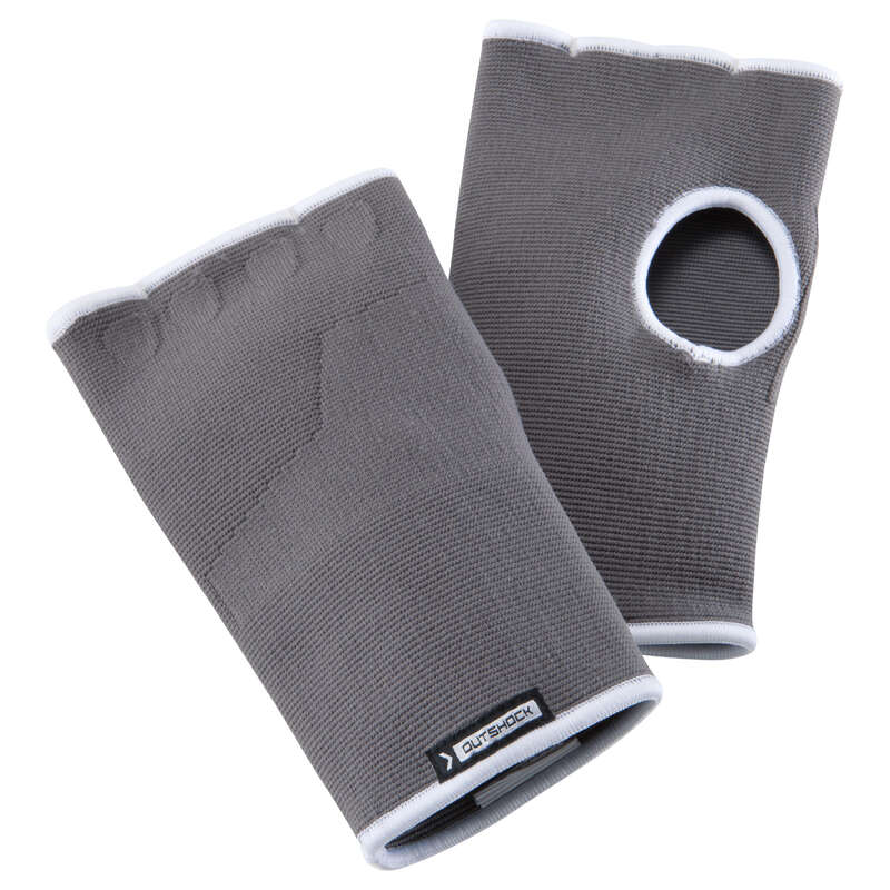 OUTSHOCK 100 Boxing Inner Gloves Grey Decathlon