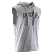 PLAYERA SIN MANGAS GORRA BOX GRIS