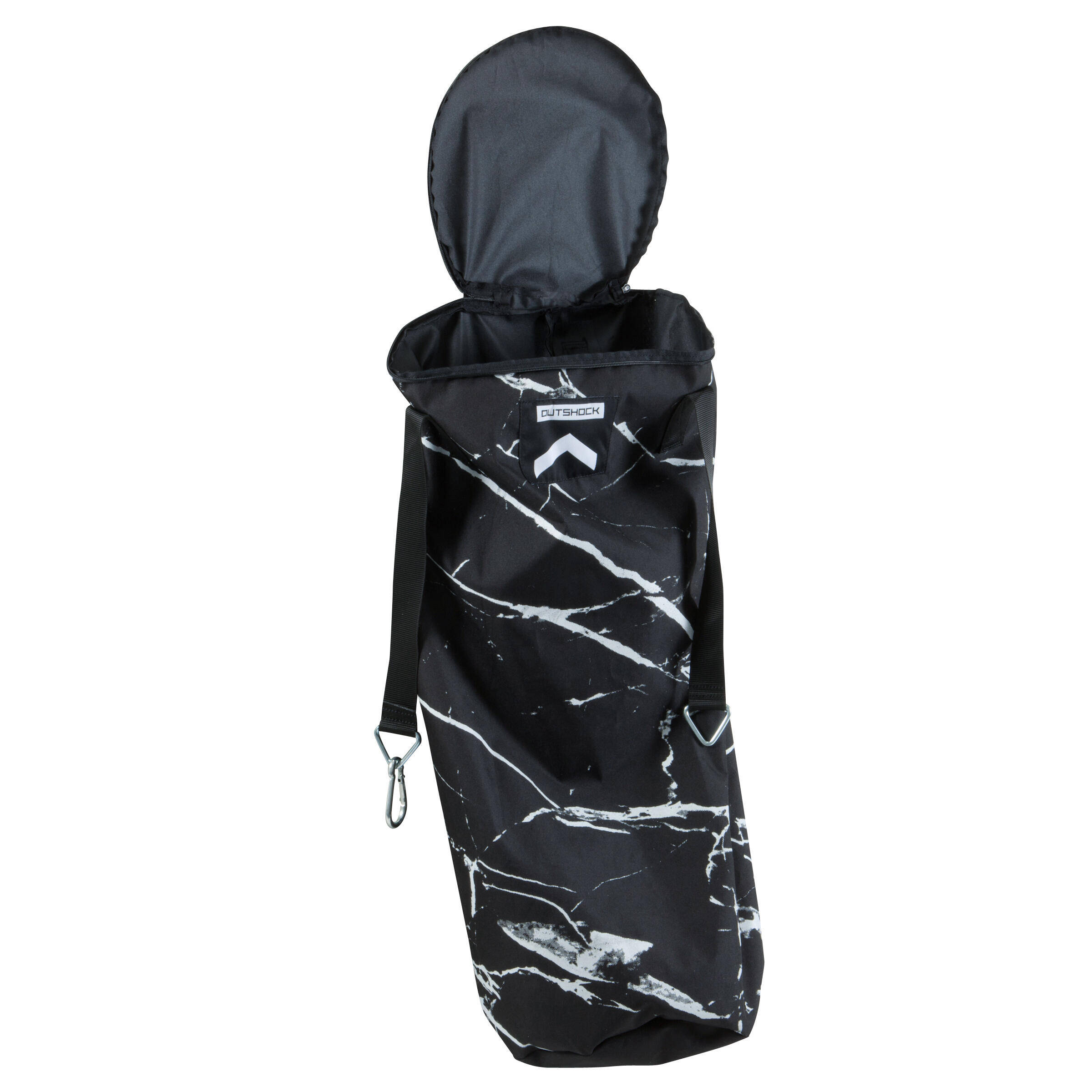 Adult Boxing 850 Empty Punching Bag Marble Black White