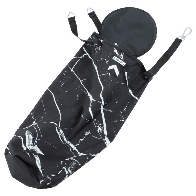 850 Empty Punching Bag Marble Black White