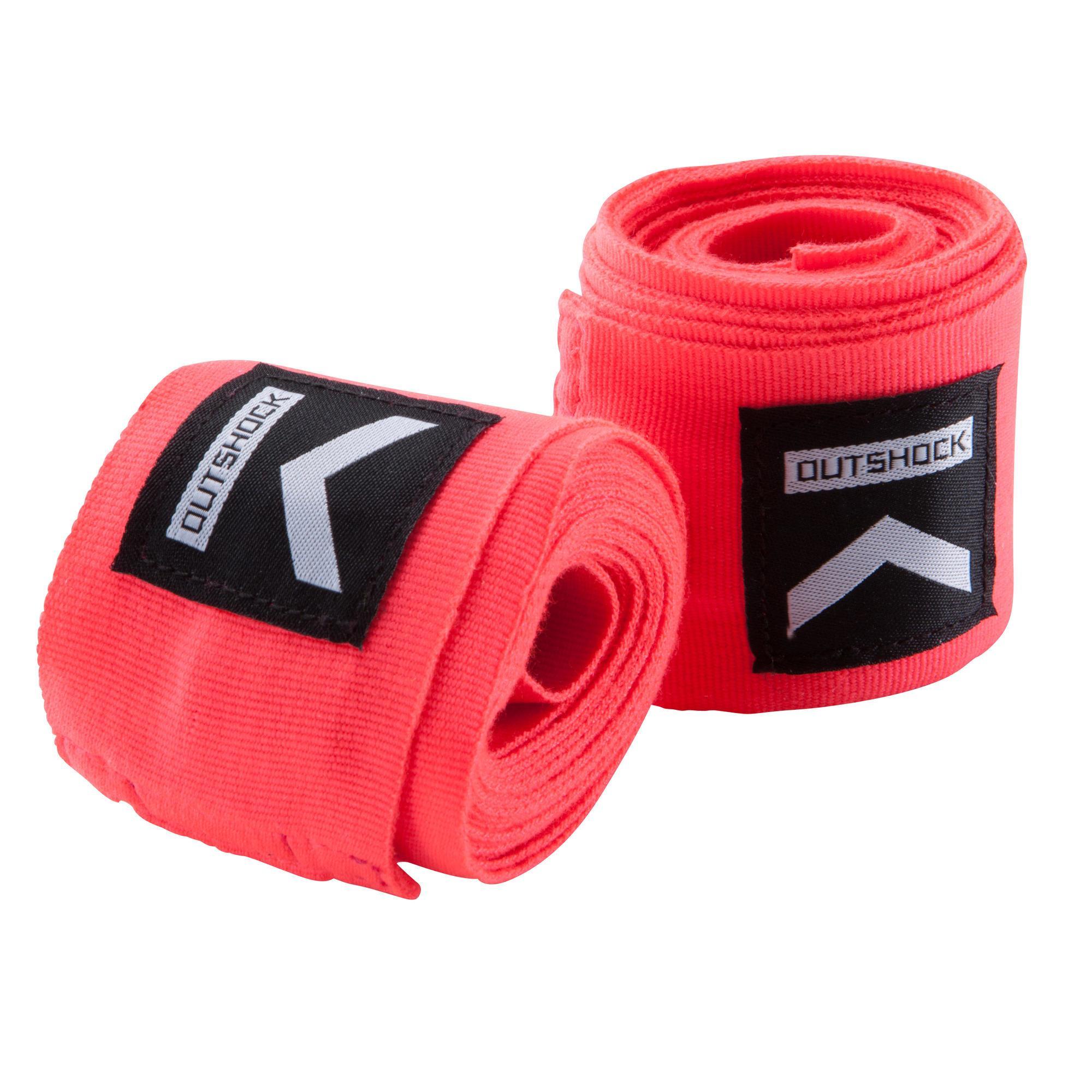 100 Boxing Wraps 2.5 m - Ivory OUTSHOCK 